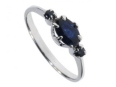 Кольцо, серебро 925, сапфир DC 003 02 21spk-00249 2009 г инфо 9326w.