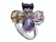 Кольцо, серебро 925, кварц ,циркон 001 02 21-03835 2009 г инфо 9417w.