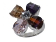 Кольцо, серебро 925, кварц,циркон 001 02 21-03847 2009 г инфо 9419w.