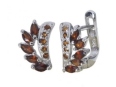 Серьги, серебро 925, гранат 003 01 21sk-00096 2010 г инфо 9950w.