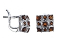 Серьги, серебро 925, гранат 003 01 21spk-00124 2010 г инфо 9953w.