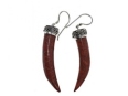 Серьги, серебро 925, коралл 010 01 21-02275 2010 г инфо 10016w.