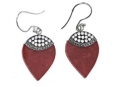 Серьги, серебро 925, коралл 010 01 21-02263 2010 г инфо 10037w.