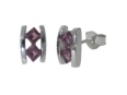 Серьги, серебро 925, родолит 004 01 21sk-00239 2010 г инфо 10042w.