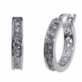 Серьги, серебро 925, циркон 012 01 21sk-00405 2010 г инфо 10049w.