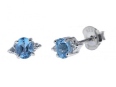 Серьги, серебро 925, циркон,швейцар топаз 002 01 21-03088 2010 г инфо 10085w.