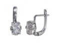 Серьги, серебро 925, циркон 008 01 21-03351 2010 г инфо 10102w.