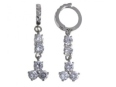 Серьги, серебро 925, циркон 008 01 21-03372 2010 г инфо 10104w.