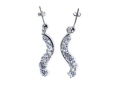 Серьги, серебро 925, циркон 008 01 21-02179 2010 г инфо 10108w.