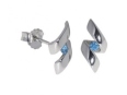 Серьги, серебро 925, топаз синт 006 01 21spk-00367 2009 г инфо 10144w.