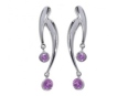 Серьги, серебро 925, турмалин синт 004 01 21sk-00531 2009 г инфо 10145w.