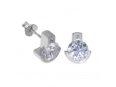 Серьги, серебро 925, циркон 006 01 21spk-00357 2009 г инфо 10225w.