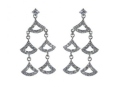Серьги, серебро 925, циркон 019 01 21sp-00124 2010 г инфо 10259w.
