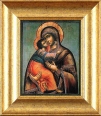 Богоматерь Владимирская (С Ф Ушаков), 15 см x 18 см 2010 г ; Упаковка: Багетная рама, целлофановая упаковка инфо 5560o.